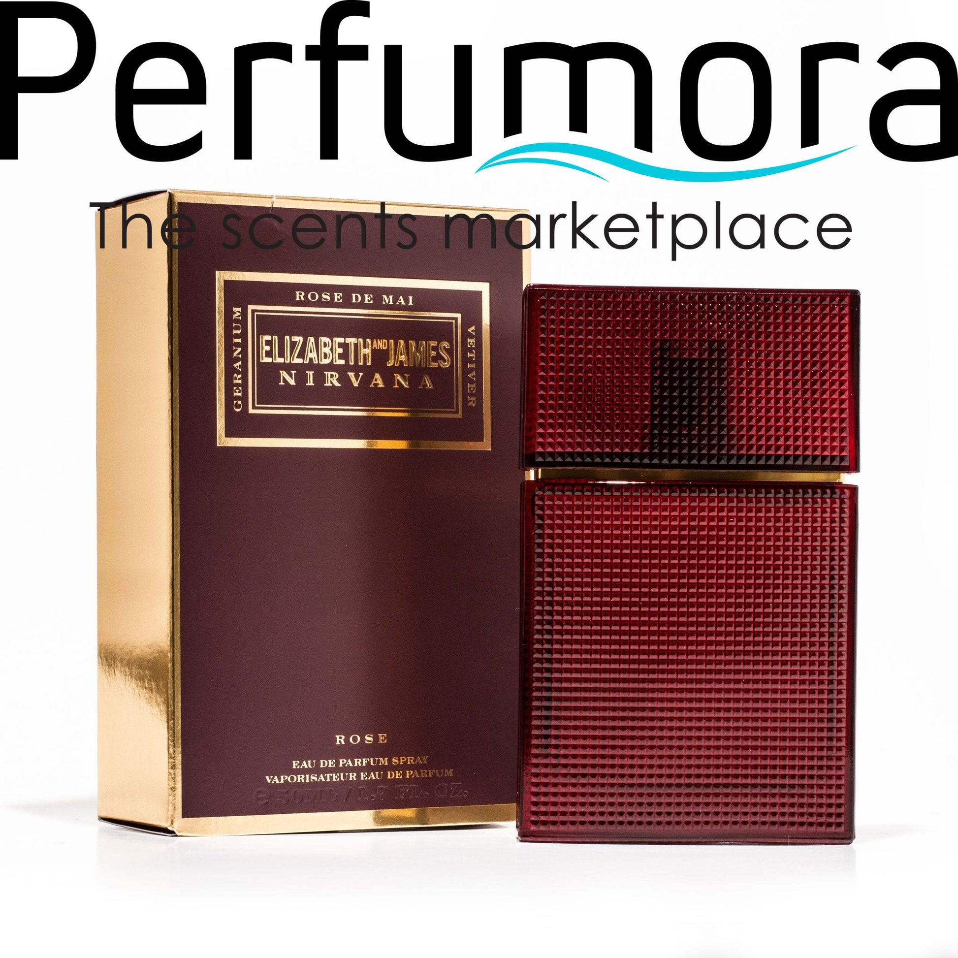 Nirvana Rose Eau de Parfum Spray for Women by Elizabeth and James 1.7 oz.