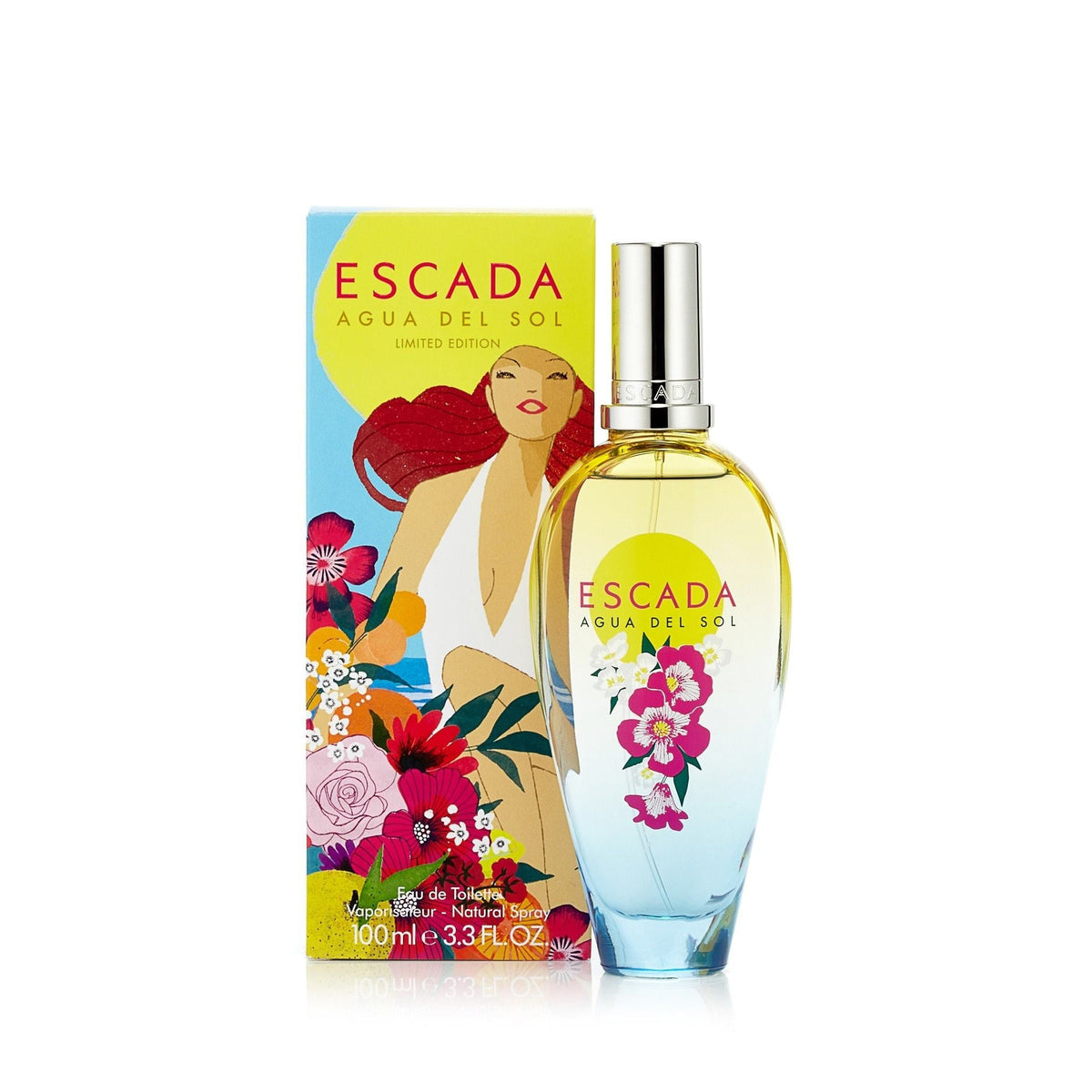 Agua Del Sol Eau de Toilette Spray for Women by Escada 3.3 oz.