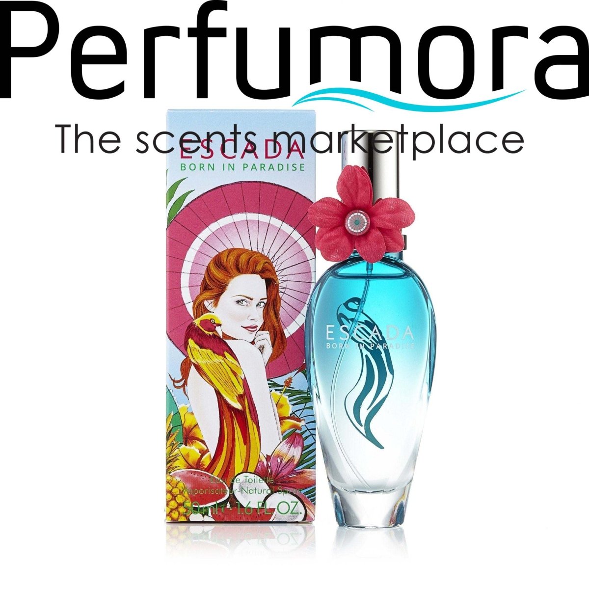 Born in Paradise Eau de Toilette Spray for Women by Escada 1.7 oz.