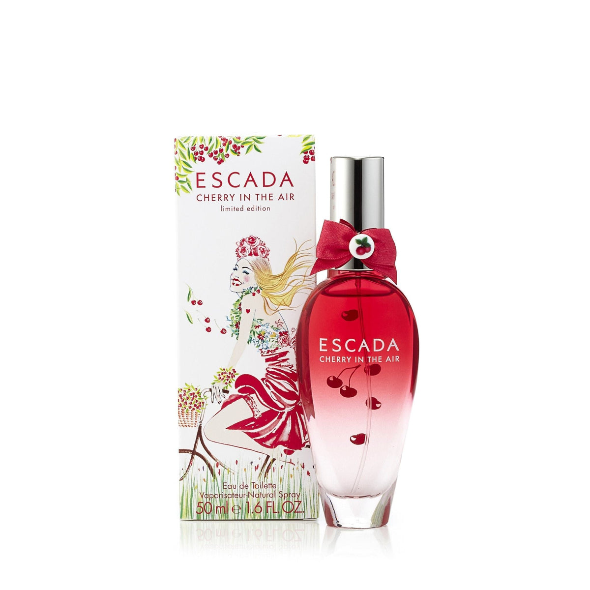 Cherry in the Air Eau de Toilette Spray for Women by Escada 1.6 oz.