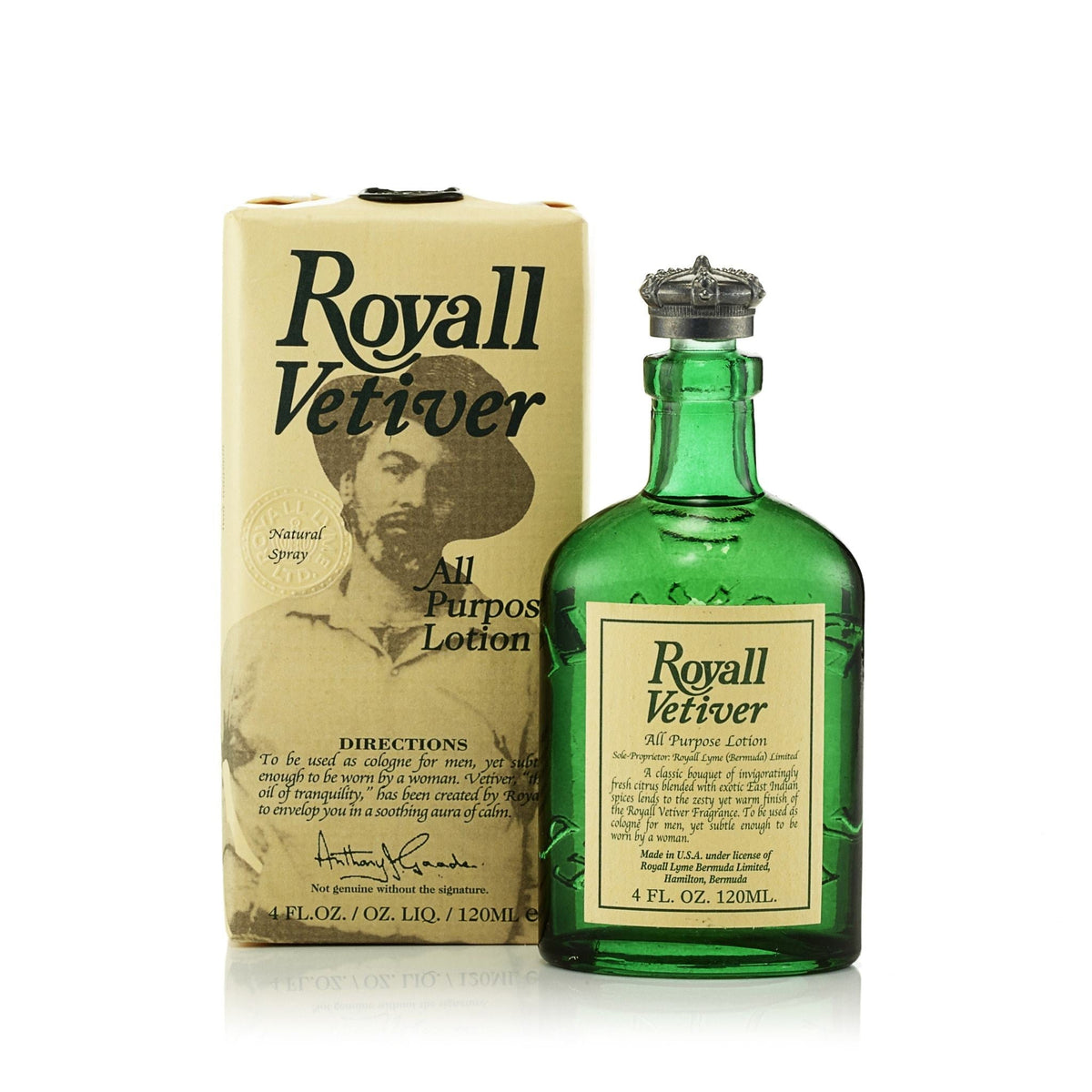 Royall Vetiver Cologne for Men by Royall Fragrances 4.0 oz.