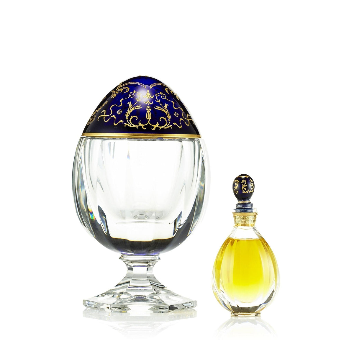 Fabulous Flacon Fragrance & Saint Louis Crystal Egg by Fabrege 2 oz