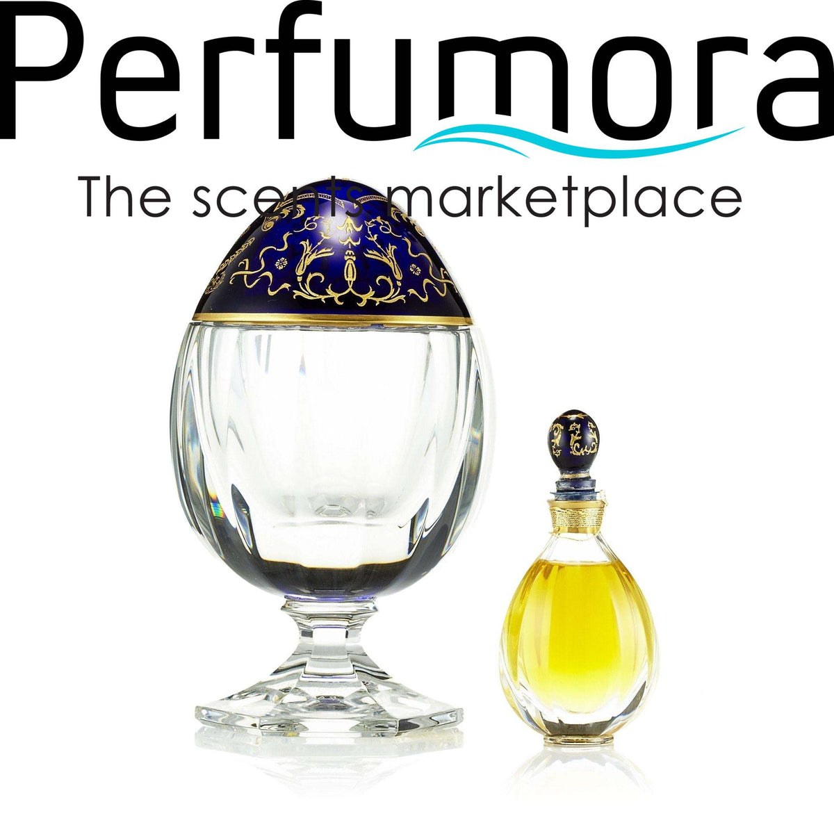 Fabulous Flacon Fragrance & Saint Louis Crystal Egg by Fabrege 2 oz