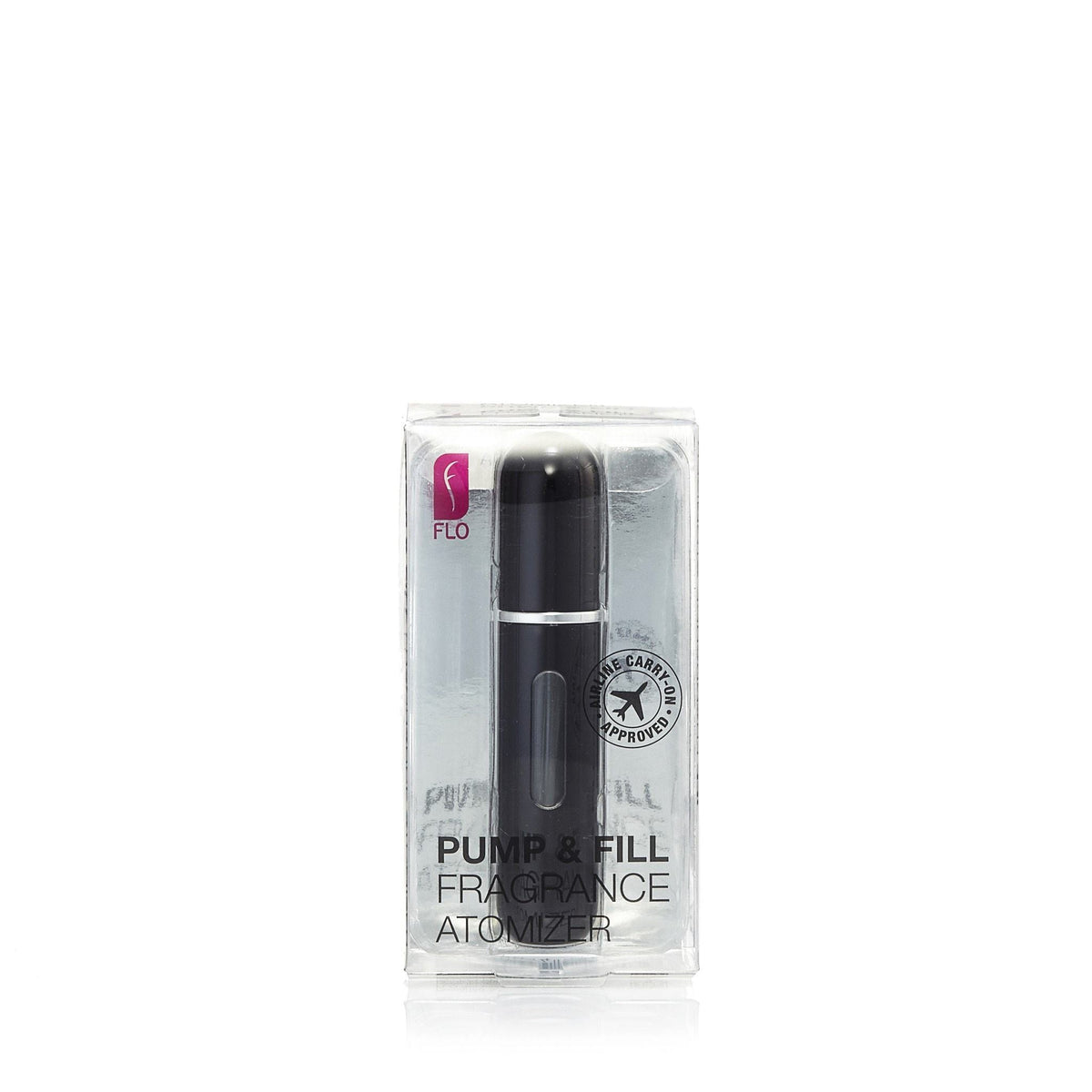 Pump and Fill Fragrance Atomizer by Flo Black