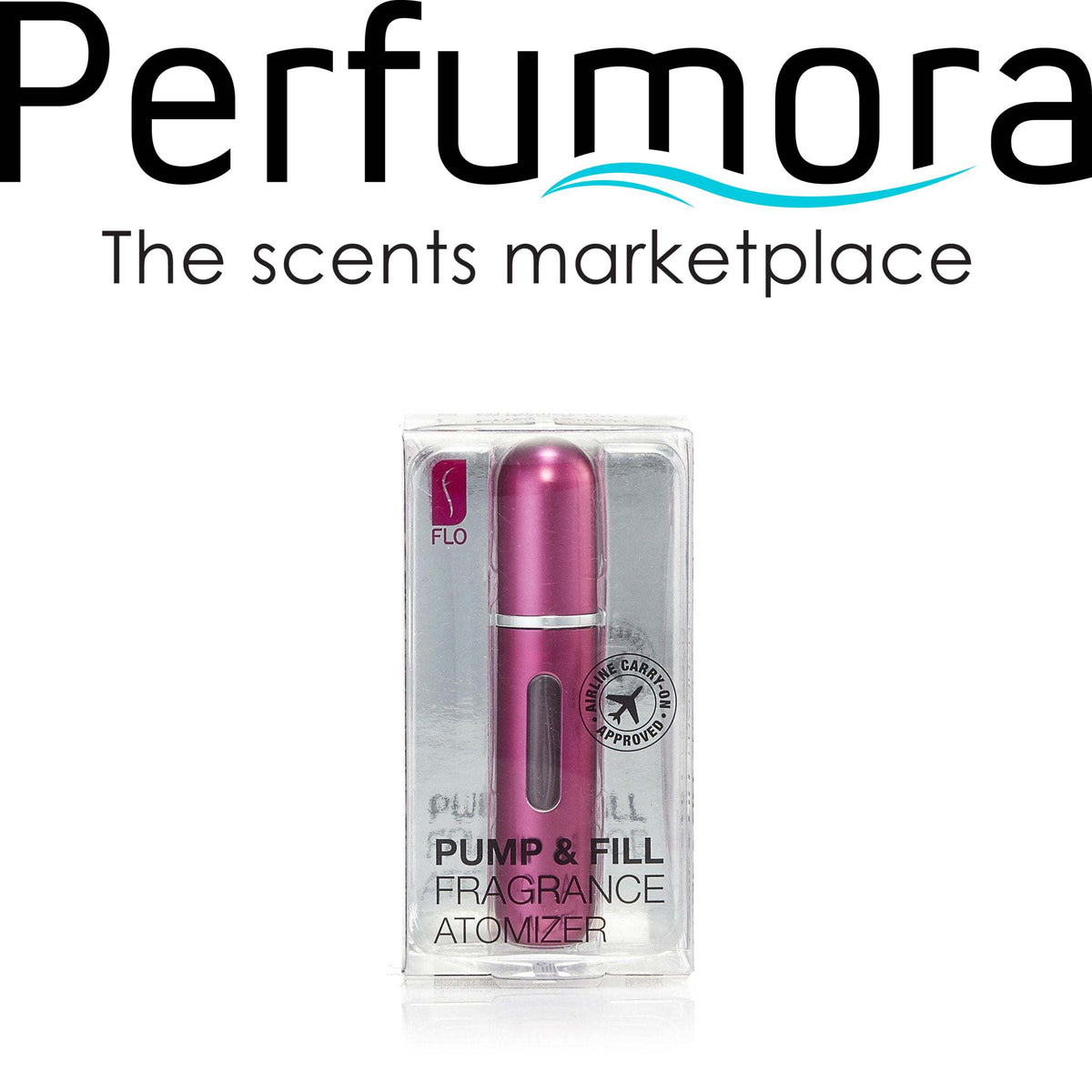 Pump and Fill Fragrance Atomizer by Flo Hot Pink