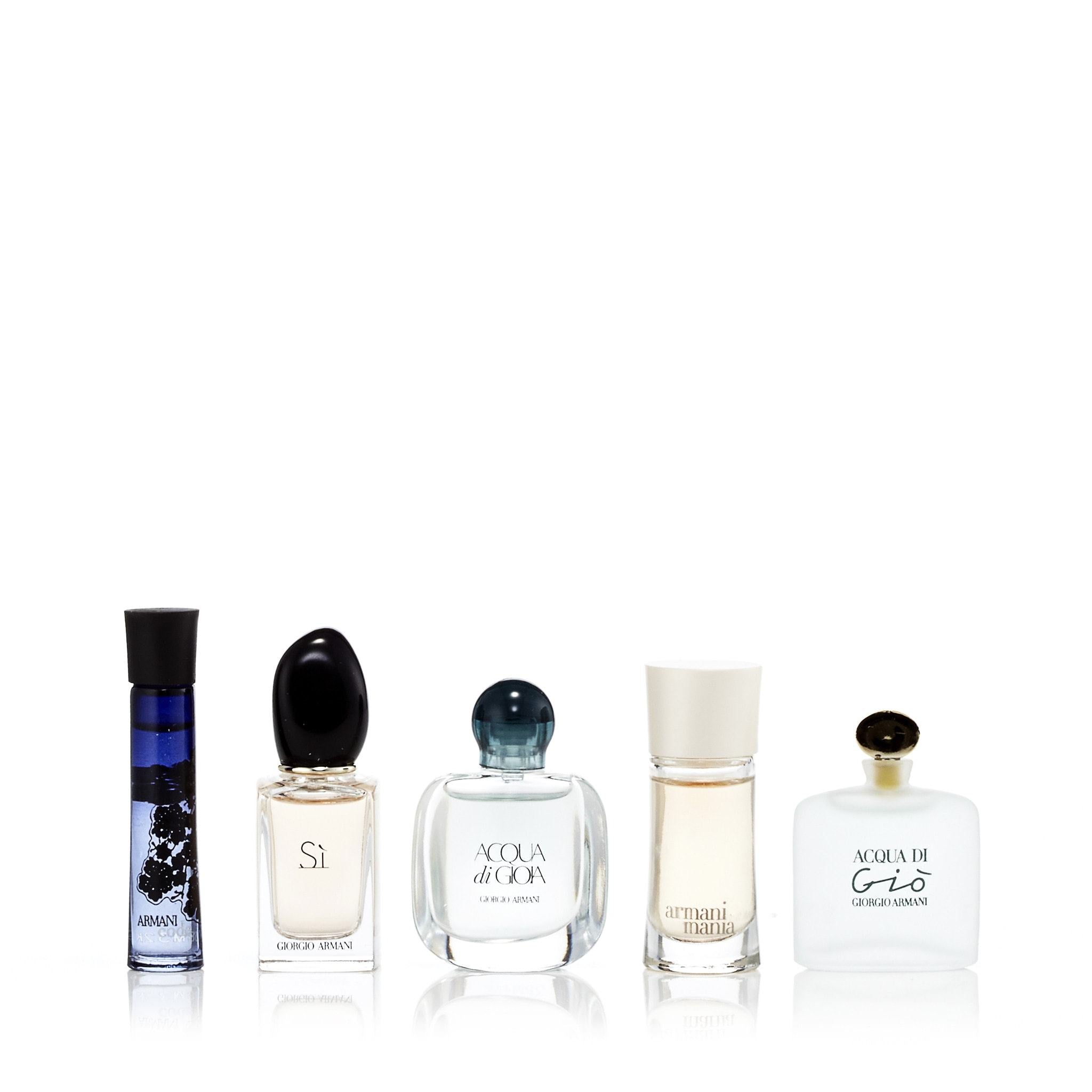 Armani 5Pcs Miniature Set for Women by Giorgio Armani 0.5 oz Each
