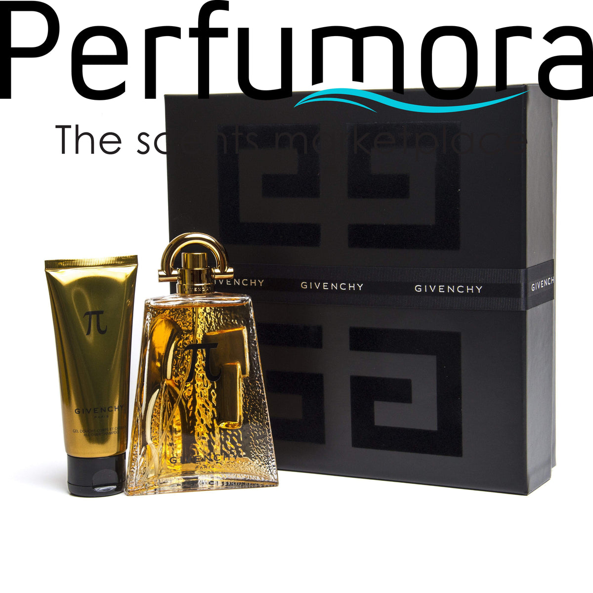 PI Eau de Toilette and Shampoo Gift Set for Men by Givenchy 3.3 oz.