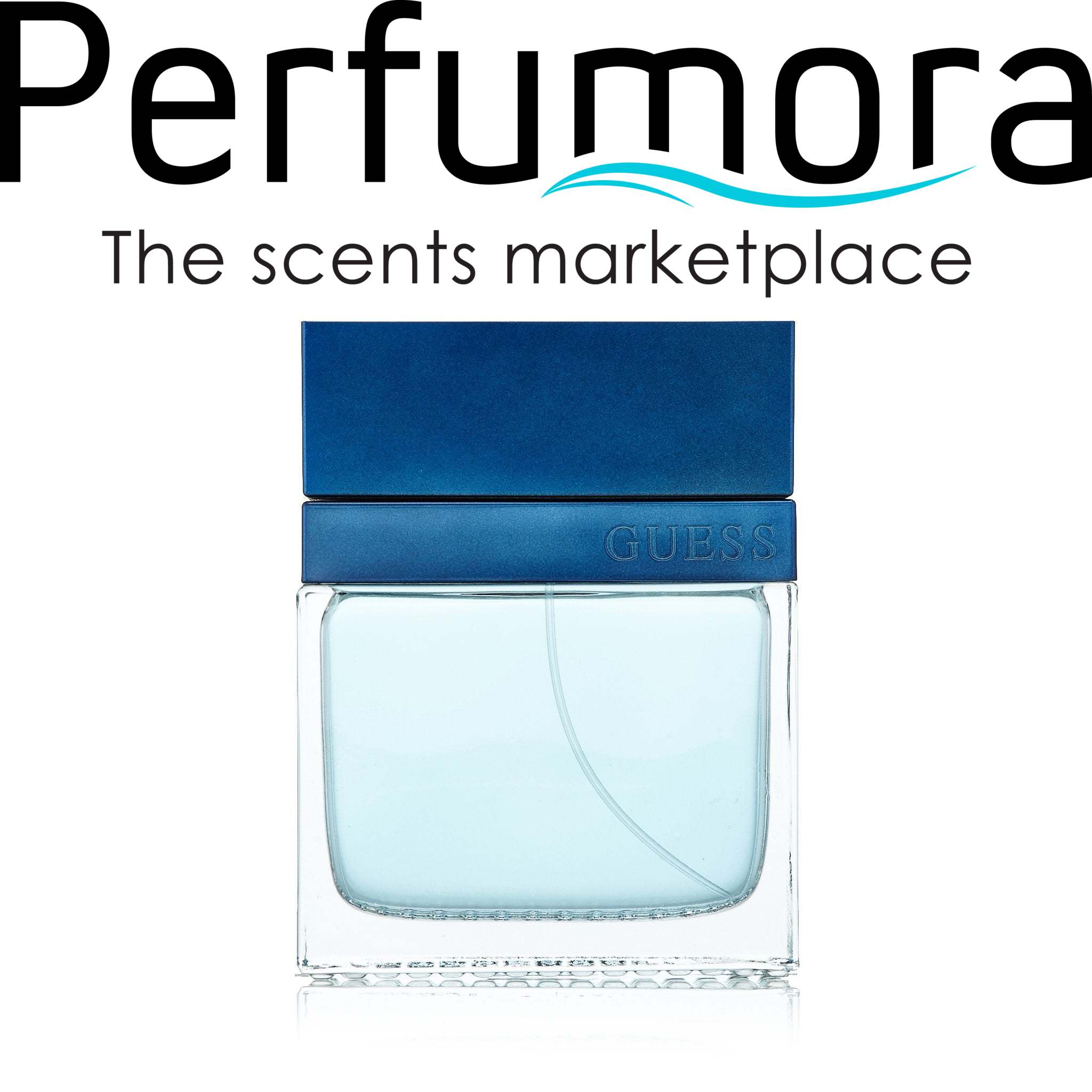 Seductive Homme Blue Eau de Toilette Spray for Men by Guess 3.4 oz.