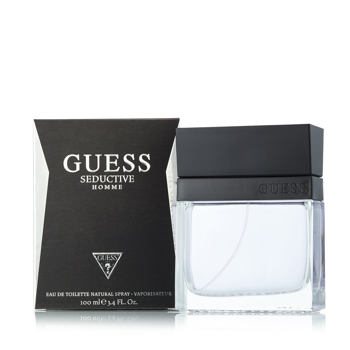 Seductive Homme Eau de Toilette Spray for Men by Guess 3.4 oz.