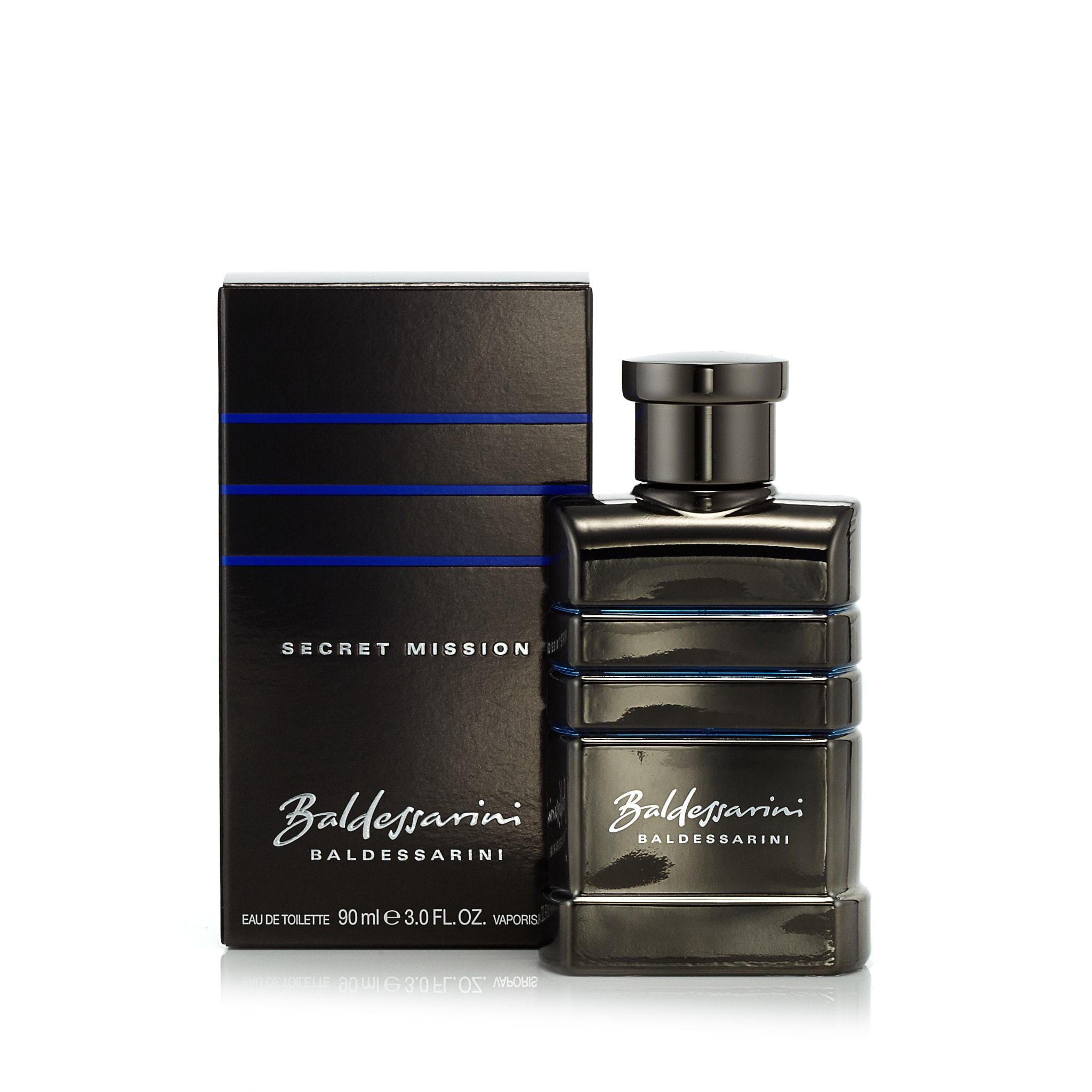 Baldessarini Secret Mission Eau de Toilette Spray for Men by Hugo Boss 3.0 oz.