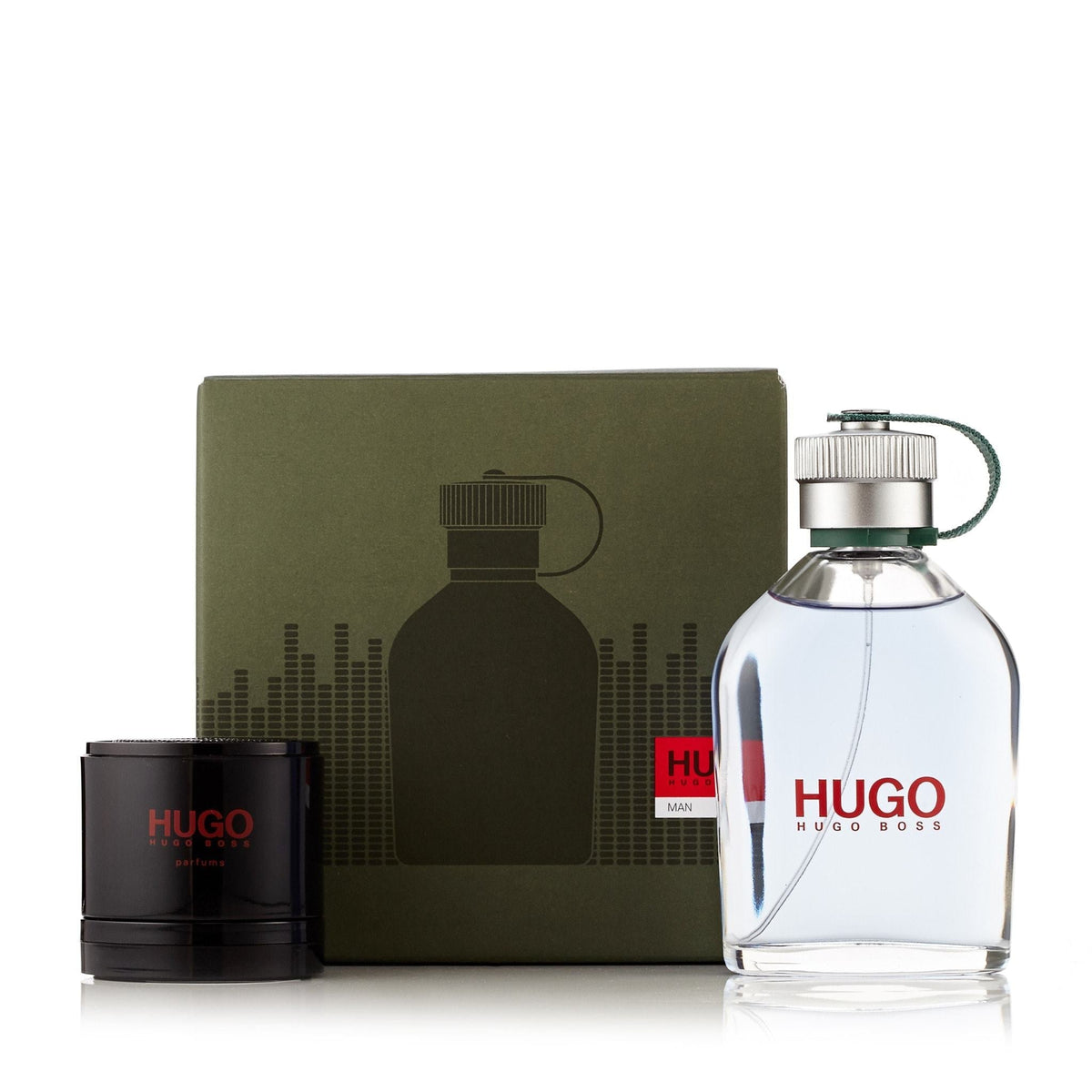 Hugo Green Gift Set Eau de Toilette and Portable Speaker for Men by Hugo Boss 4.2 oz.