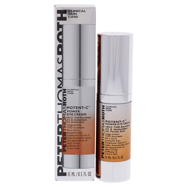 Potent-C Power Eye Cream by Peter Thomas Roth for Unisex - 0.5 oz Eye Cream