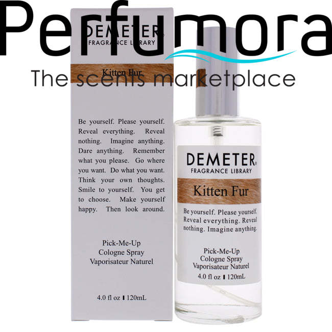 Kitten Fur by Demeter for Unisex - Cologne Spray