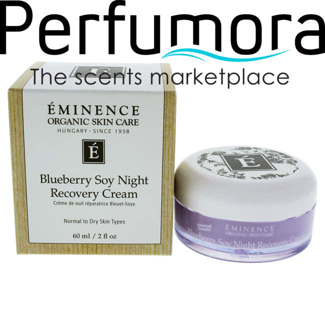 Blueberry Soy Night Recovery Cream by Eminence for Unisex - 2 oz Cream