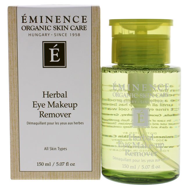 Herbal Eye Make-Up Remover by Eminence for Unisex - 5.07 oz Make-Up Remover