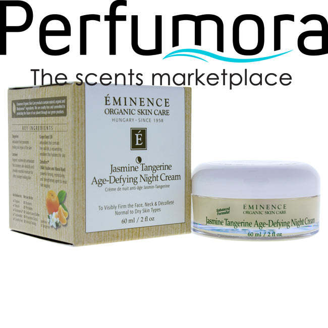 Jasmine Tangerine Age-Defying Night Cream by Eminence for Unisex - 2 oz Cream