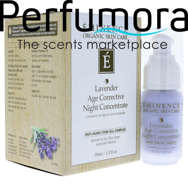 Lavender Age Corrective Night Concentrate by Eminence for Unisex - 1.2 oz Serum