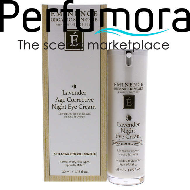 Lavender Age Corrective Night Eye Cream by Eminence for Unisex - 1.05 oz Cream