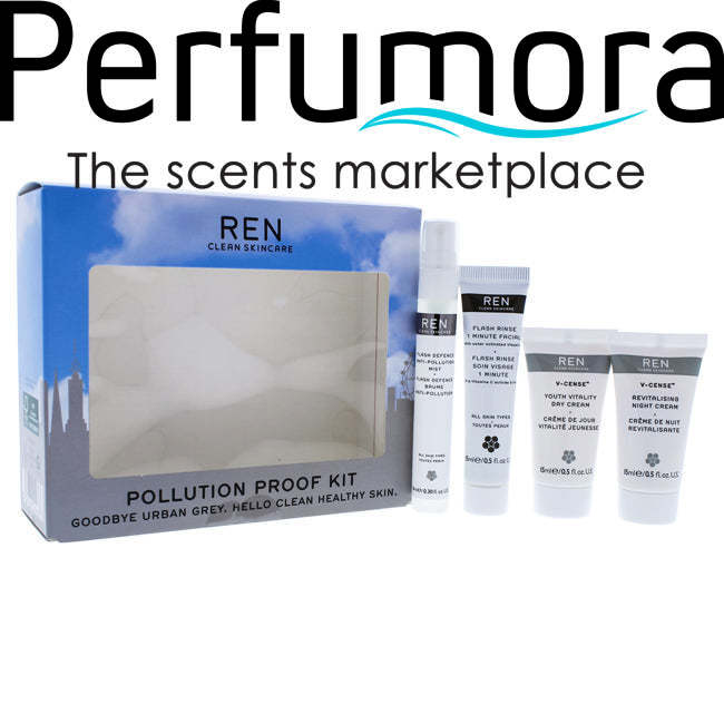 Pollution Proof Kit by REN for Unisex - 4 Pc Kit