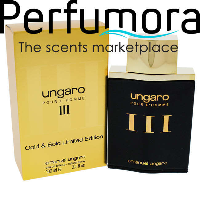 Ungaro III Gold and Bold by Emanuel Ungaro for Men - Limited Edition)