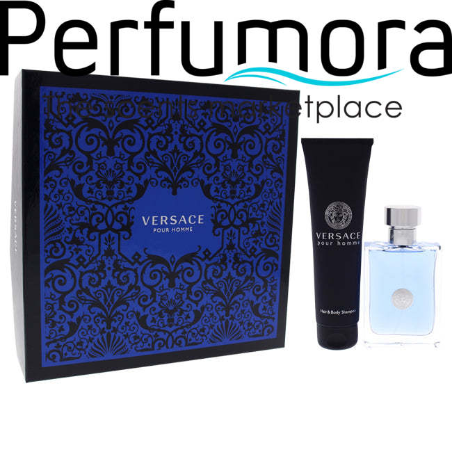 Versace Pour Homme by Versace for Men - 2 Pc Gift Set