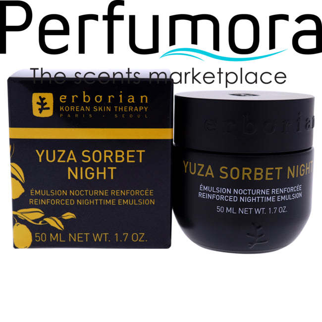 Yuza Sorbet Night Emulsion by Erborian for Women - 1.7 oz Emulsion