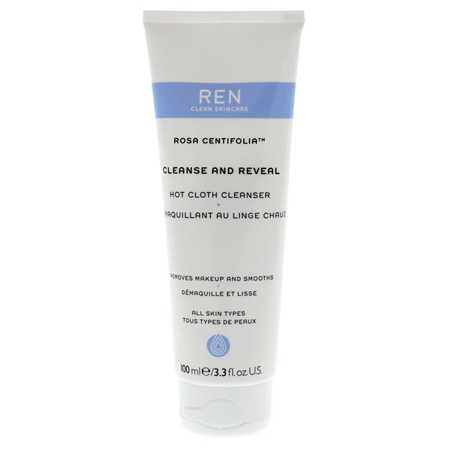 Rosa Centifolia Hot Cloth Cleanser by REN for Unisex - 3.3 oz Cleanser