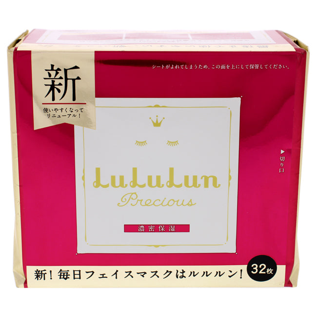 Face Mask Precious - Red by Lululun for Women - 32 Pc Mask