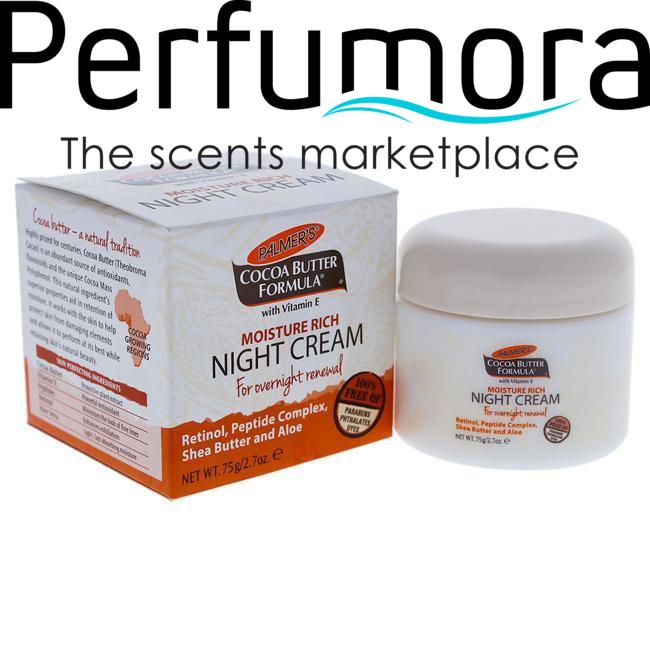 Cocoa Butter Moisture Rich Night Cream by Palmers for Unisex - 2.7 oz Cream