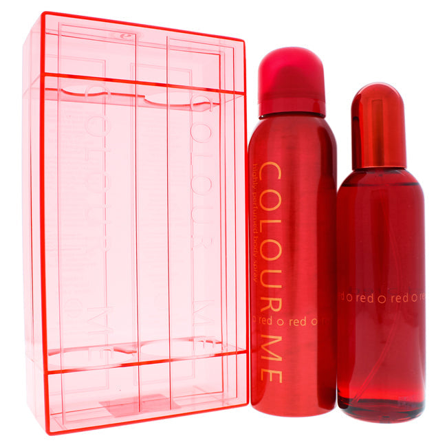 Colour Me Red by Milton-Lloyd for Women - 2 Pc Gift Set