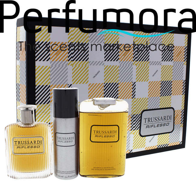 Trussardi Riflesso by Trussardi for Men - 3 Pc Gift Set