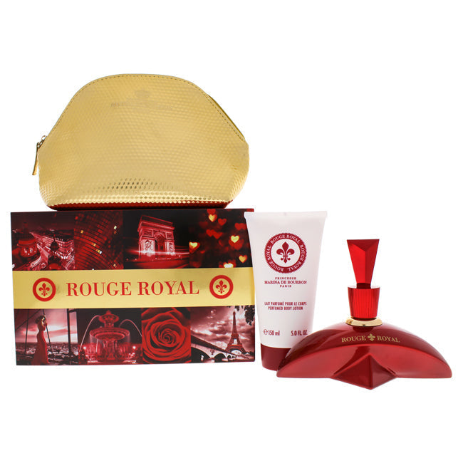 Rouge Royal by Princesse Marina De Bourbon for Women - 3 Pc Gift Set