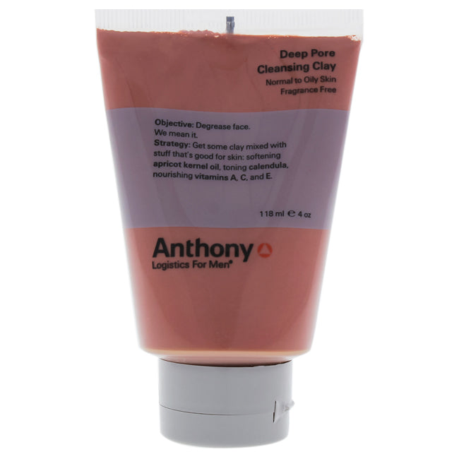 Deep Pore Cleansing Clay by Anthony for Men - 4 oz Mask