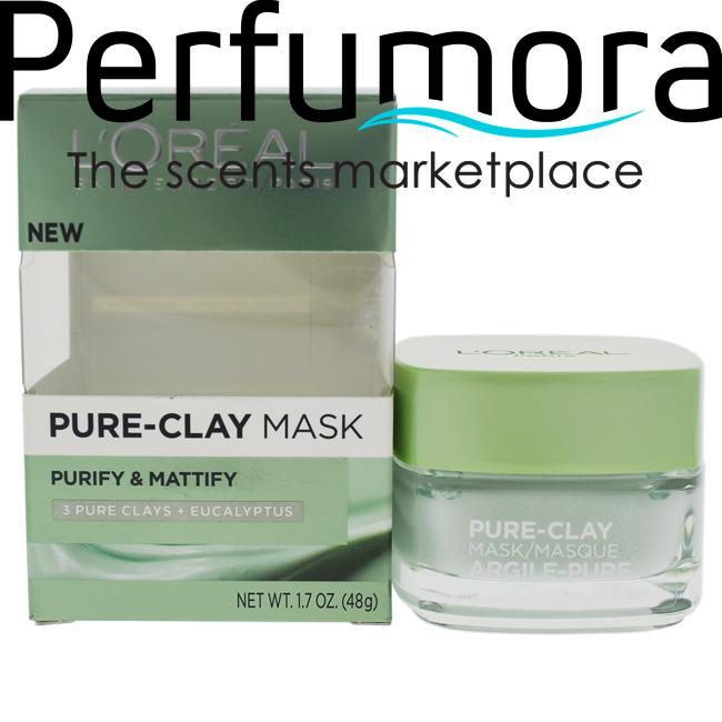 Purify and Mattify Pure-Clay Mask by Loreal Paris for Women - 1.7 oz Mask