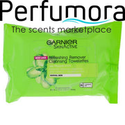 Clean Refreshing Remover Cleansing Towelettes by Garnier for Unisex - 25 Count Towelettes