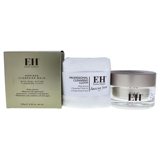 Moringa Cleansing Balm with Cleansing Cloth by Emma Hardie for Women - 3.52 oz Cleanser