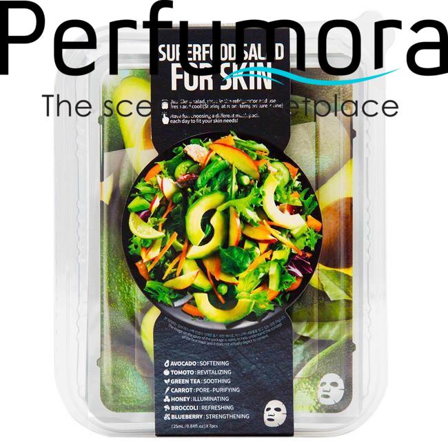 Superfood Salad Â Facial Sheet Mask For Skin - Avocado by Farm Skin for Unisex - 7 x 0.84 oz Mask