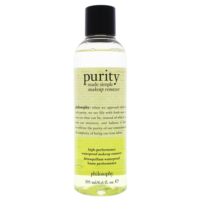 Purity Made Simple Makeup Remover High-Performance Waterproof by Philosophy for Women - 6.7 oz Makeup Remover