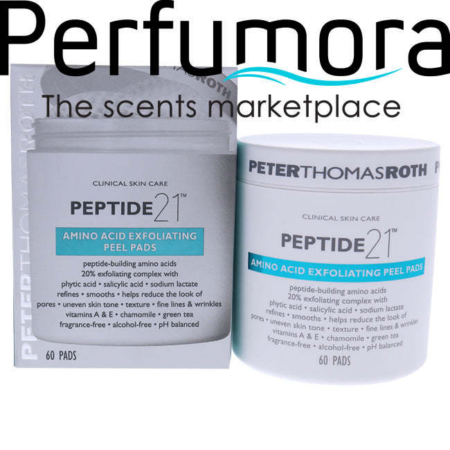 Peptide 21 Amino Acid Exfoliating Peel Pads by Peter Thomas Roth for Unisex - 60 Count Pads