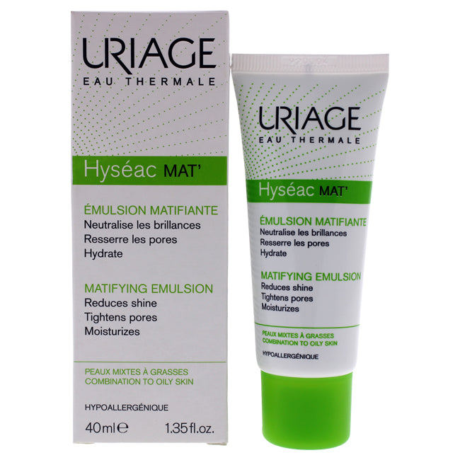 Hyseac Mat Mattifying Emulsion by Uriage for Unisex - 1.35 oz Treatment