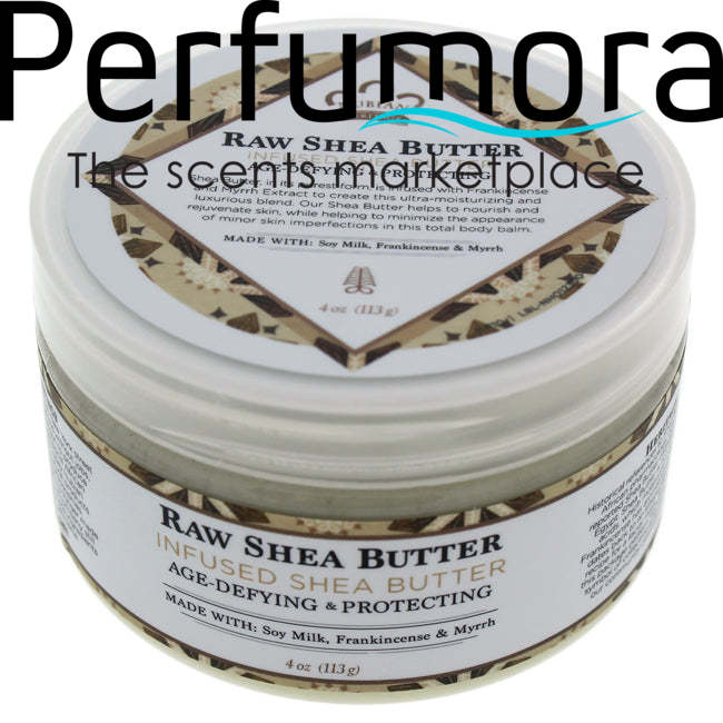 Raw Shea Butter Infused Shea Butter by Nubian Heritage for Unisex - 4 oz Moisturizer