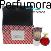 Cristal Royal Passion by Princesse Marina de Bourbon for Women - 3 Pc Gift Set