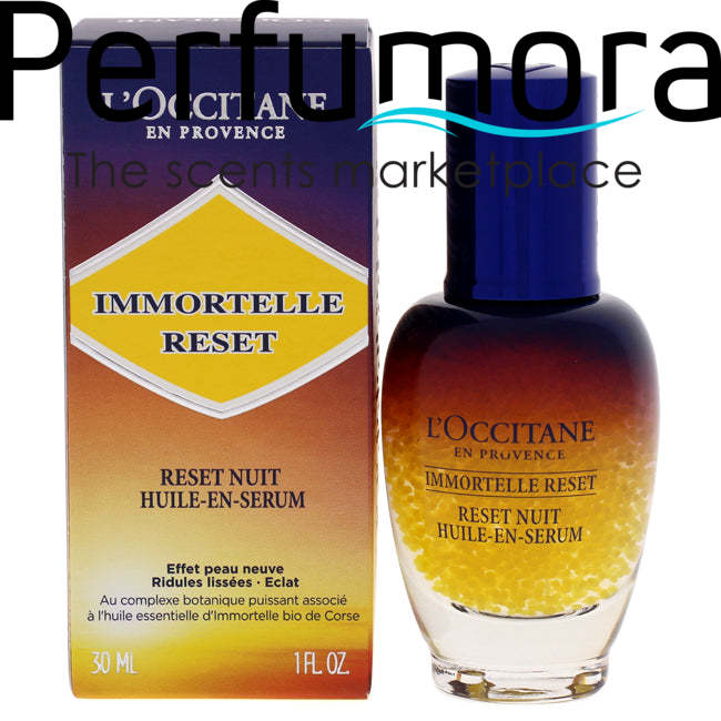 Immortelle Reset Overnight Reset Oil-In Serum by LOccitane for Women - 1 oz Serum