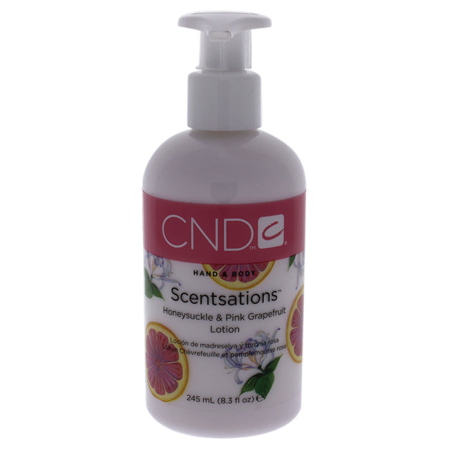 Scentsations Lotion - Honeysuckle and Pink Grapefruit by CND for Unisex - 8.3 oz Lotion