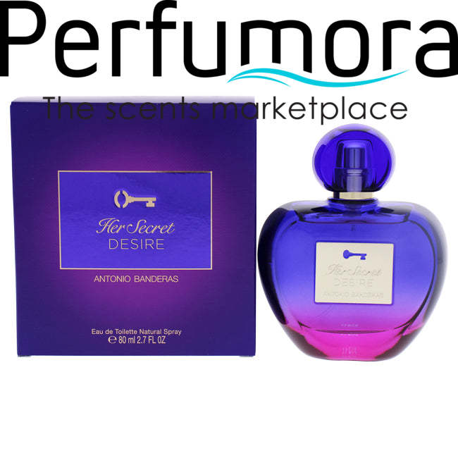 Her Secret Desire by Antonio Banderas for Women -  Eau de Toilette Spray