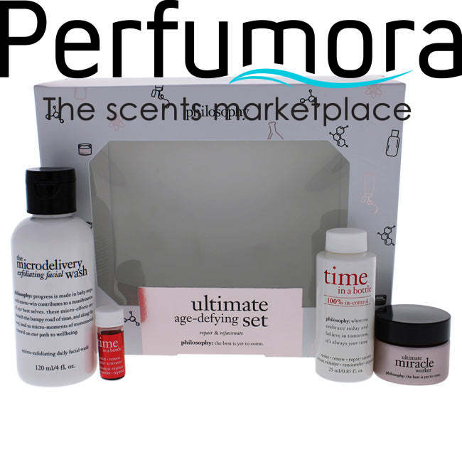 Ultimate Age Defying Kit by Philosophy for Unisex - 4 Pc 