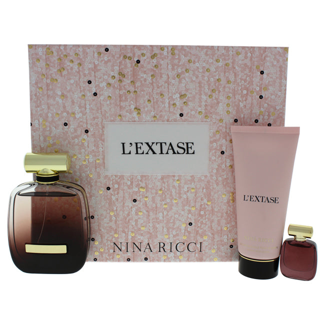 LExtase by Nina Ricci for Women - 3 Pc Gift Set