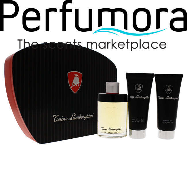 Invincibile by Tonino Lamborghini for Men - 3 Pc Gift Set
