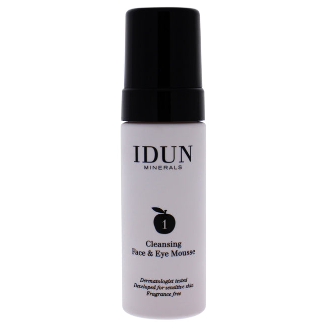 Cleansing Face and Eye Mousse by Idun Minerals for Women - 5.07 oz Cleanser