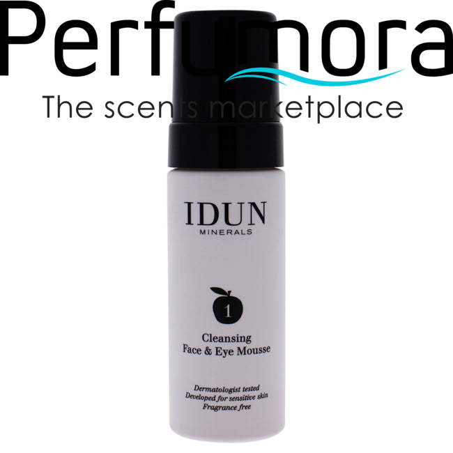 Cleansing Face and Eye Mousse by Idun Minerals for Women - 5.07 oz Cleanser